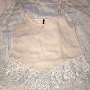 Cute crochet too. Cream color